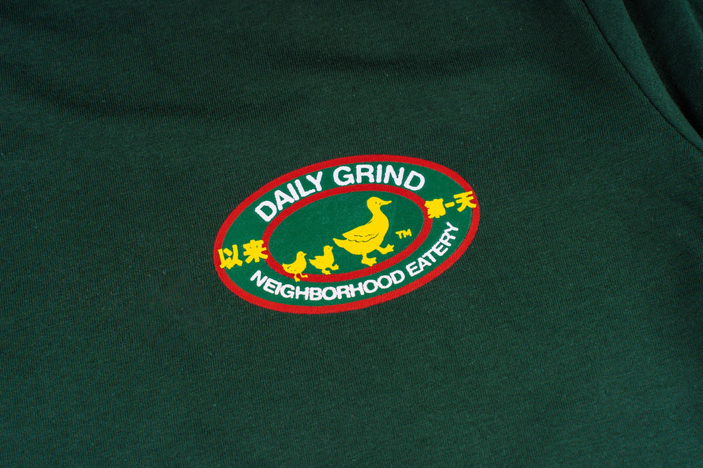 DAILY GRIND DAILY EATERY TSHIRT MOSS GREEN