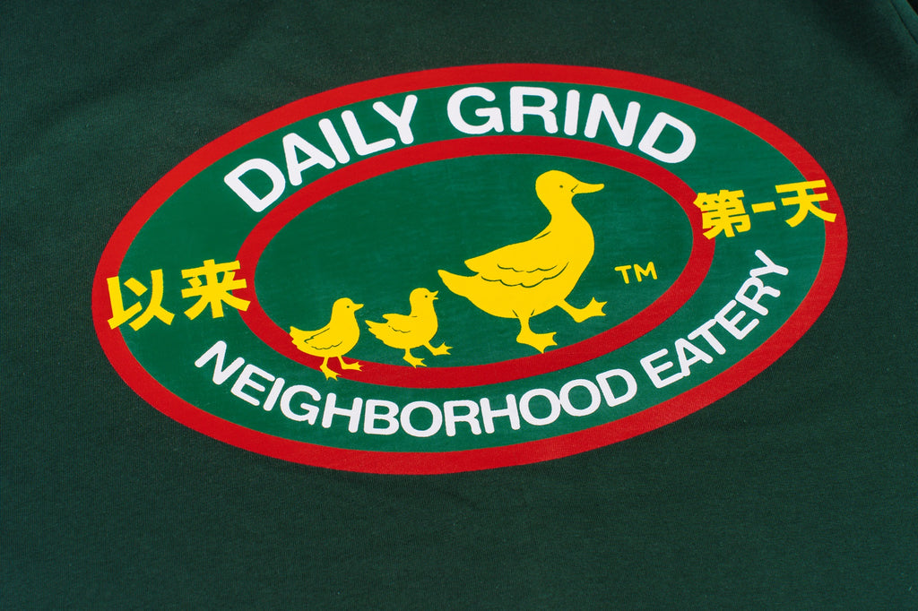 DAILY GRIND DAILY EATERY TSHIRT MOSS GREEN