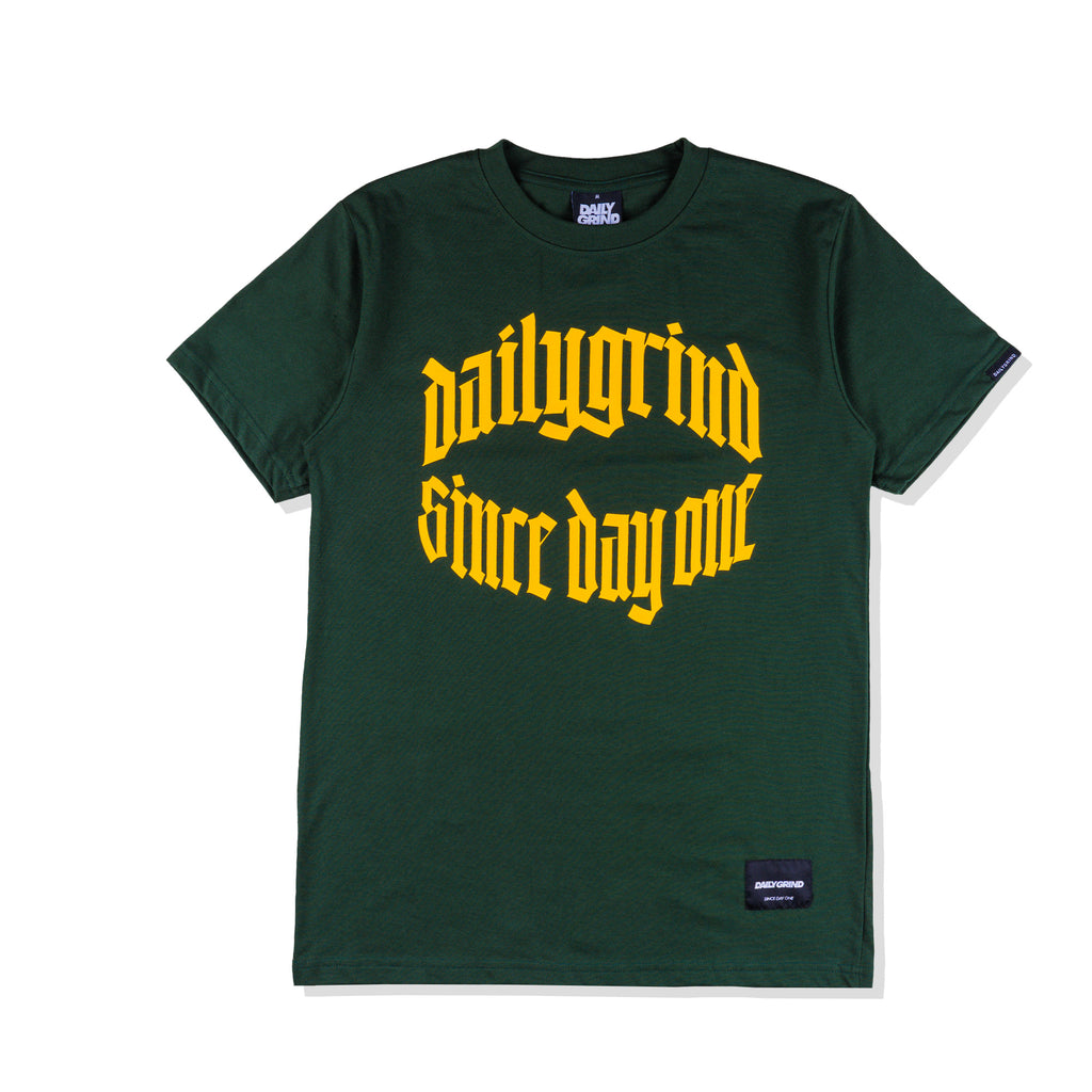 DAILY GRIND FLIP TSHIRT MOSS GREEN