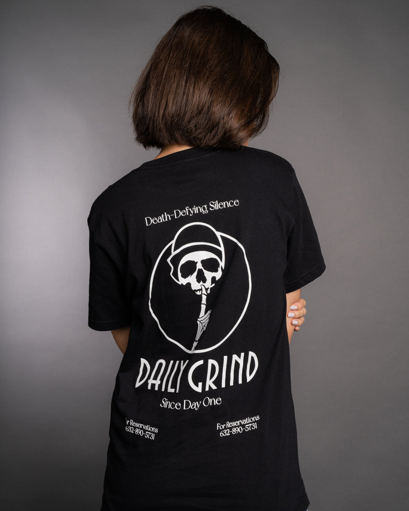 DAILY GRIND SILENCE TSHIRT BLACK