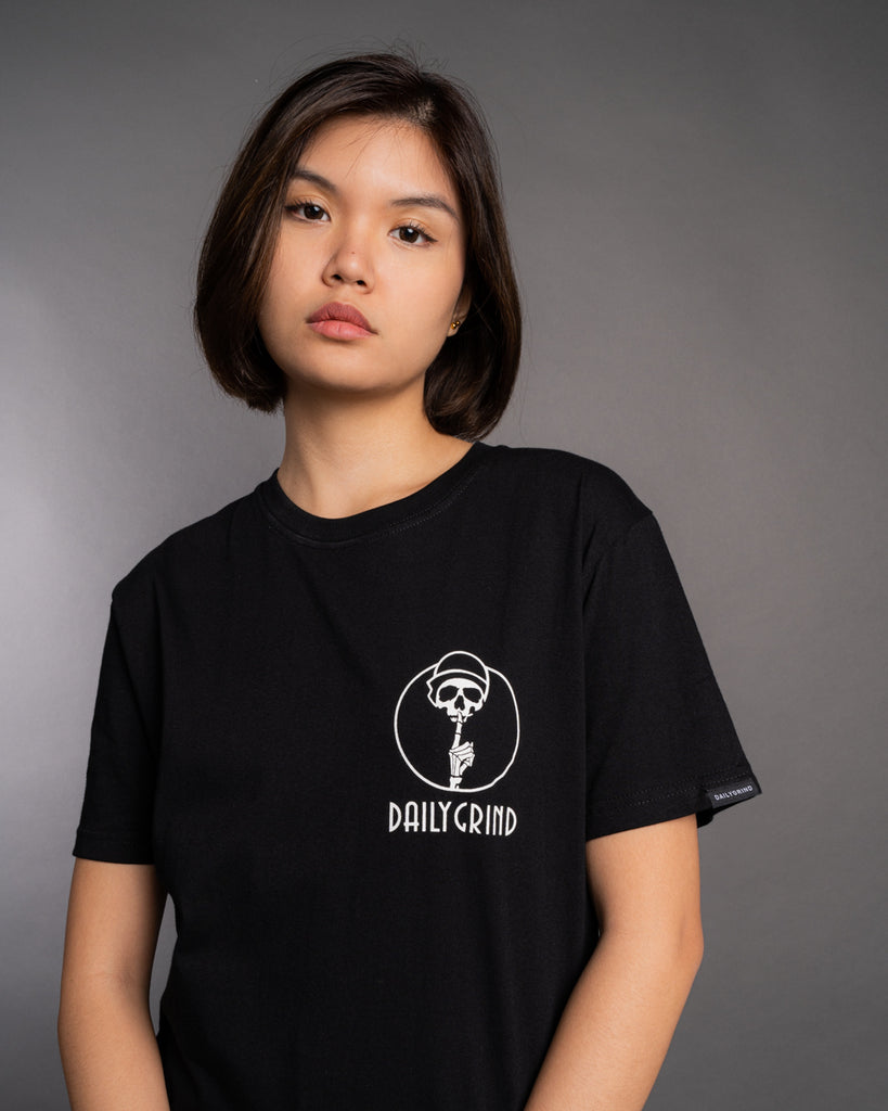 DAILY GRIND SILENCE TSHIRT BLACK