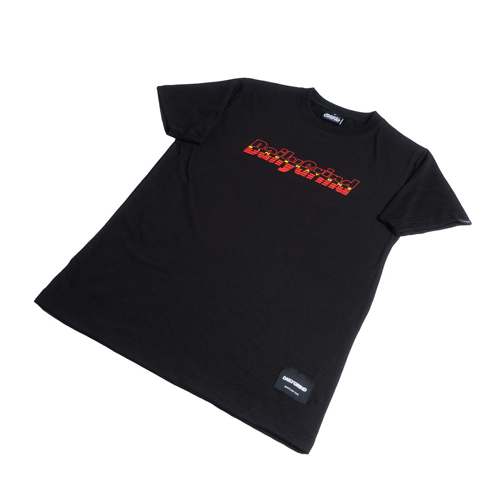 DAILY GRIND STROKE TSHIRT BLACK
