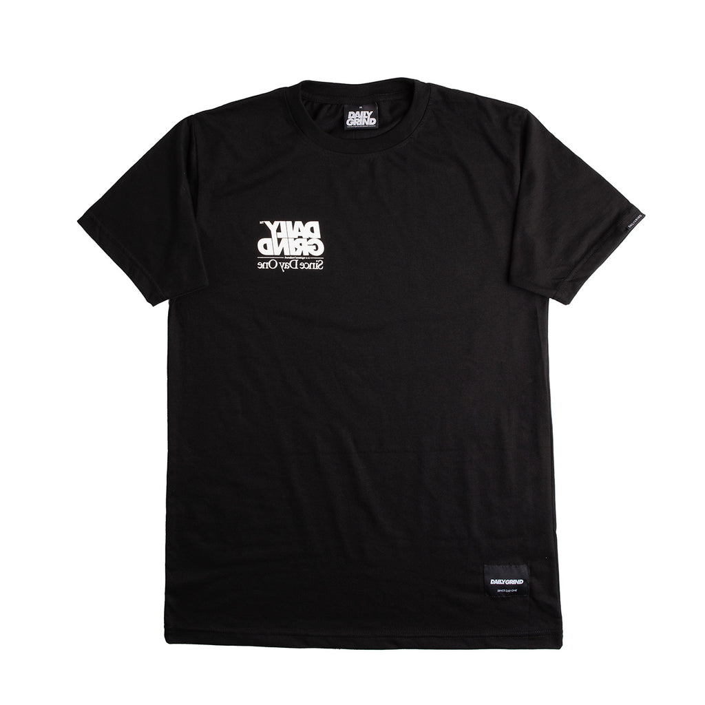 DAILY GRIND TURN OVER TSHIRT BLACK