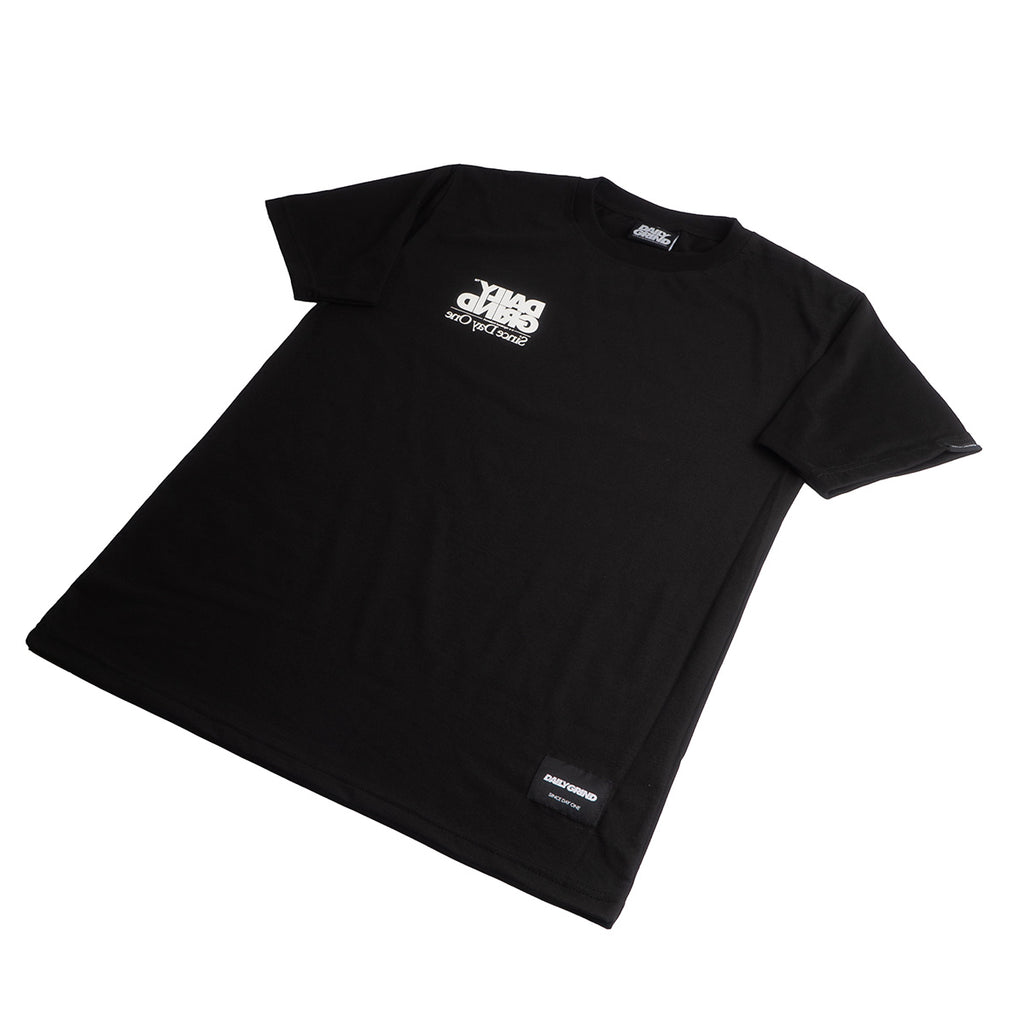 DAILY GRIND TURN OVER TSHIRT BLACK