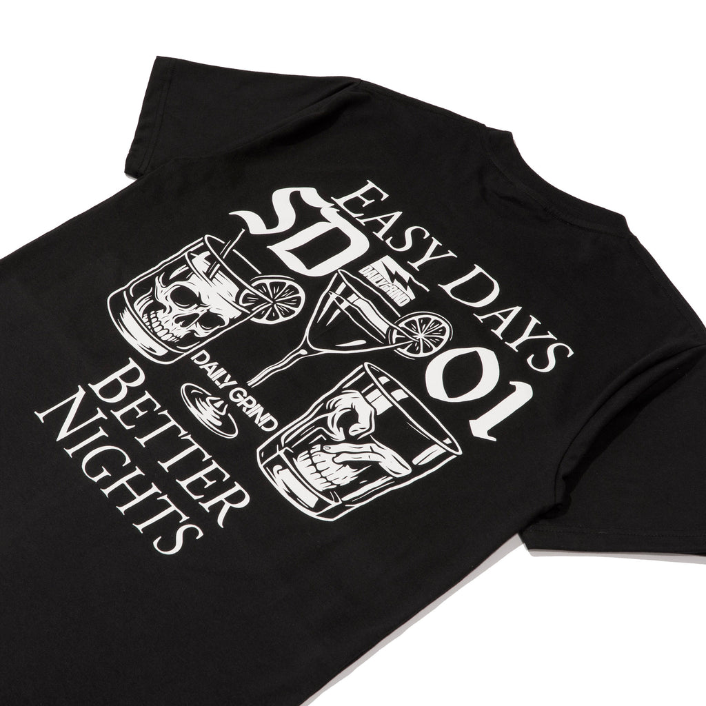 DAILY GRIND EASY DAYS TSHIRT BLACK