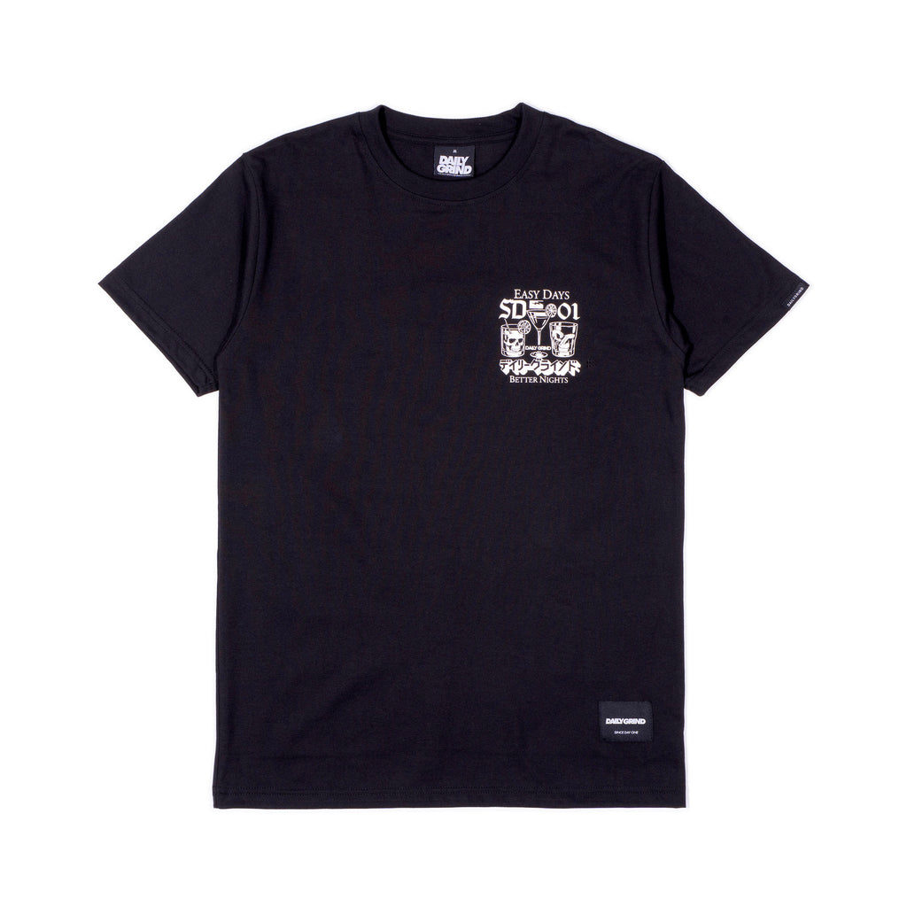 DAILY GRIND EASY DAYS TSHIRT BLACK