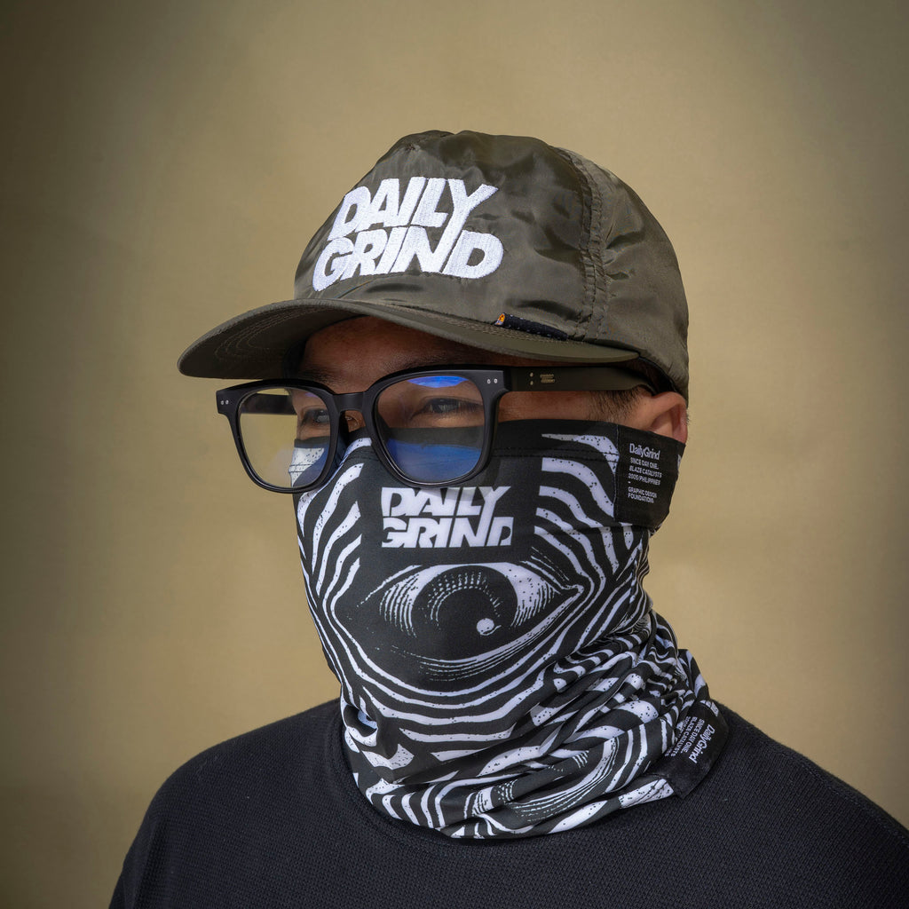 DAILY GRIND ECHO EYE TUBE MASK BLACK