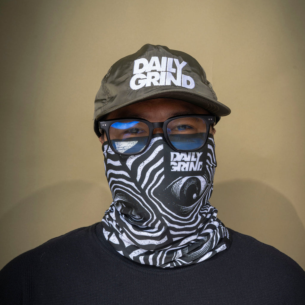 DAILY GRIND ECHO EYE TUBE MASK BLACK