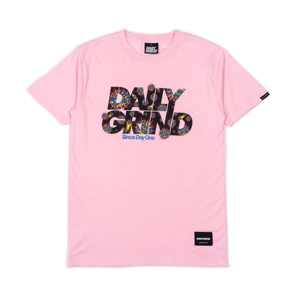 DAILY GRIND EXPLODE TSHIRT PINK