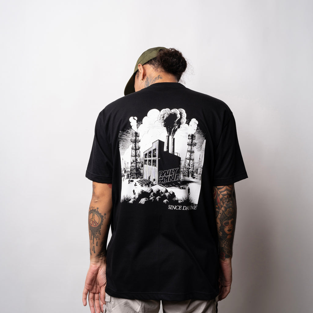 DAILY GRIND FOUNDRY TSHIRT BLACK