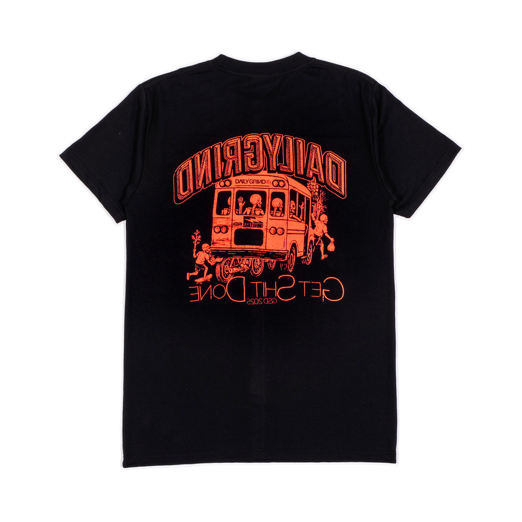DAILY GRIND GRAVE SHIFT TSHIRT BLACK
