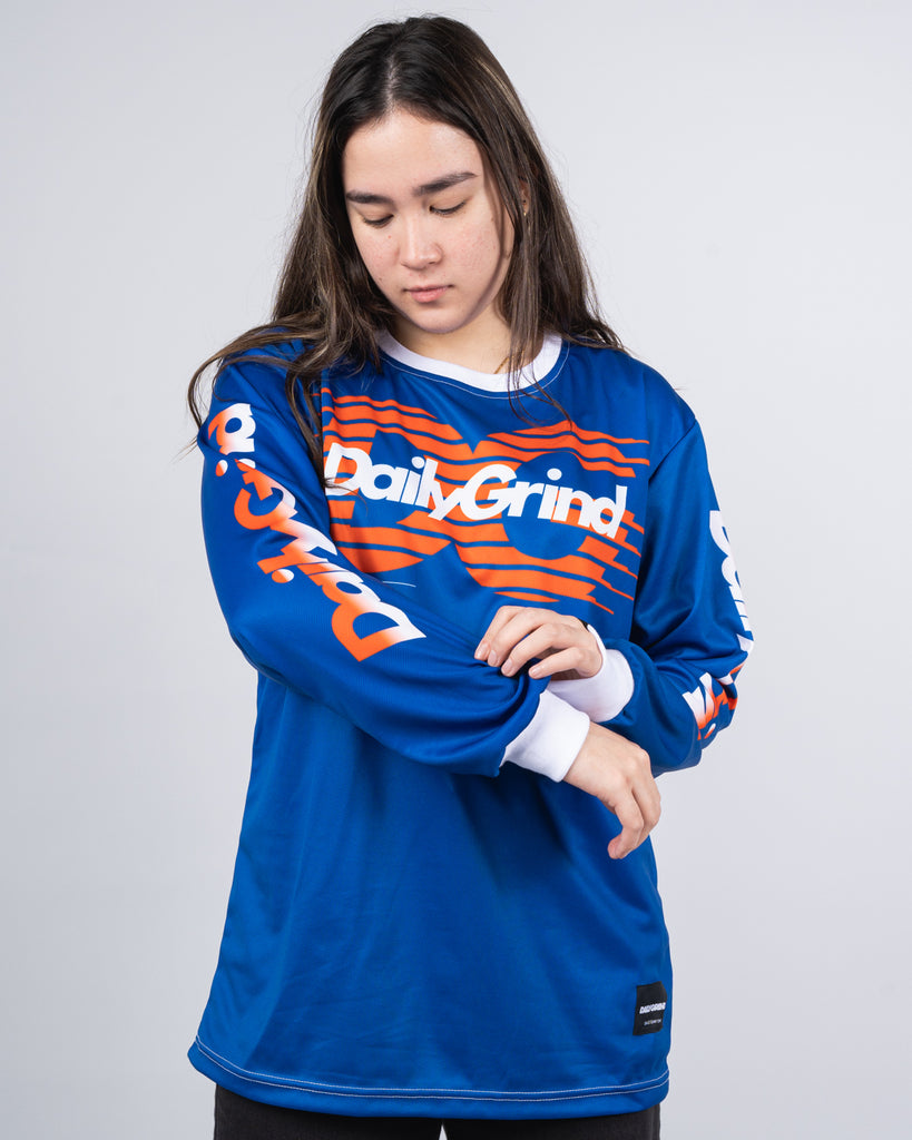 DAILY GRIND HASTY JERSEY LONGSLEEVES BLUE