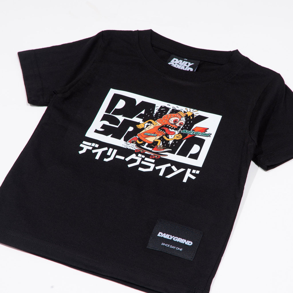 DAILY GRIND KIDS HYDRATOR TSHIRT FOR KIDS BLACK