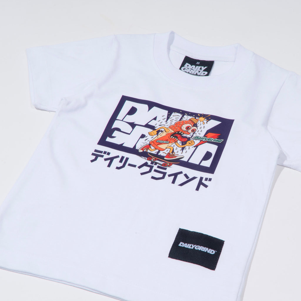 DAILY GRIND KIDS HYDRATOR TSHIRT FOR KIDS WHITE