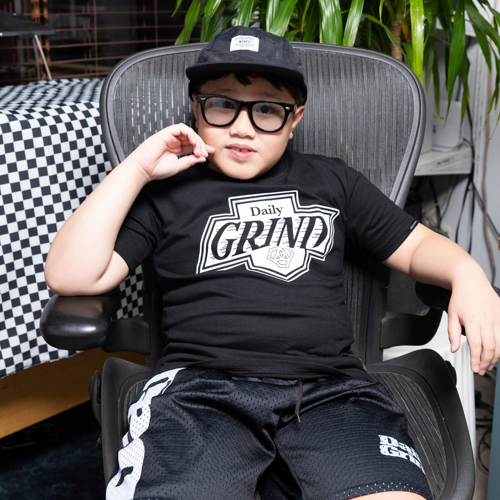 DAILY GRIND KIDS KINGS TSHIRT FOR KIDS BLACK
