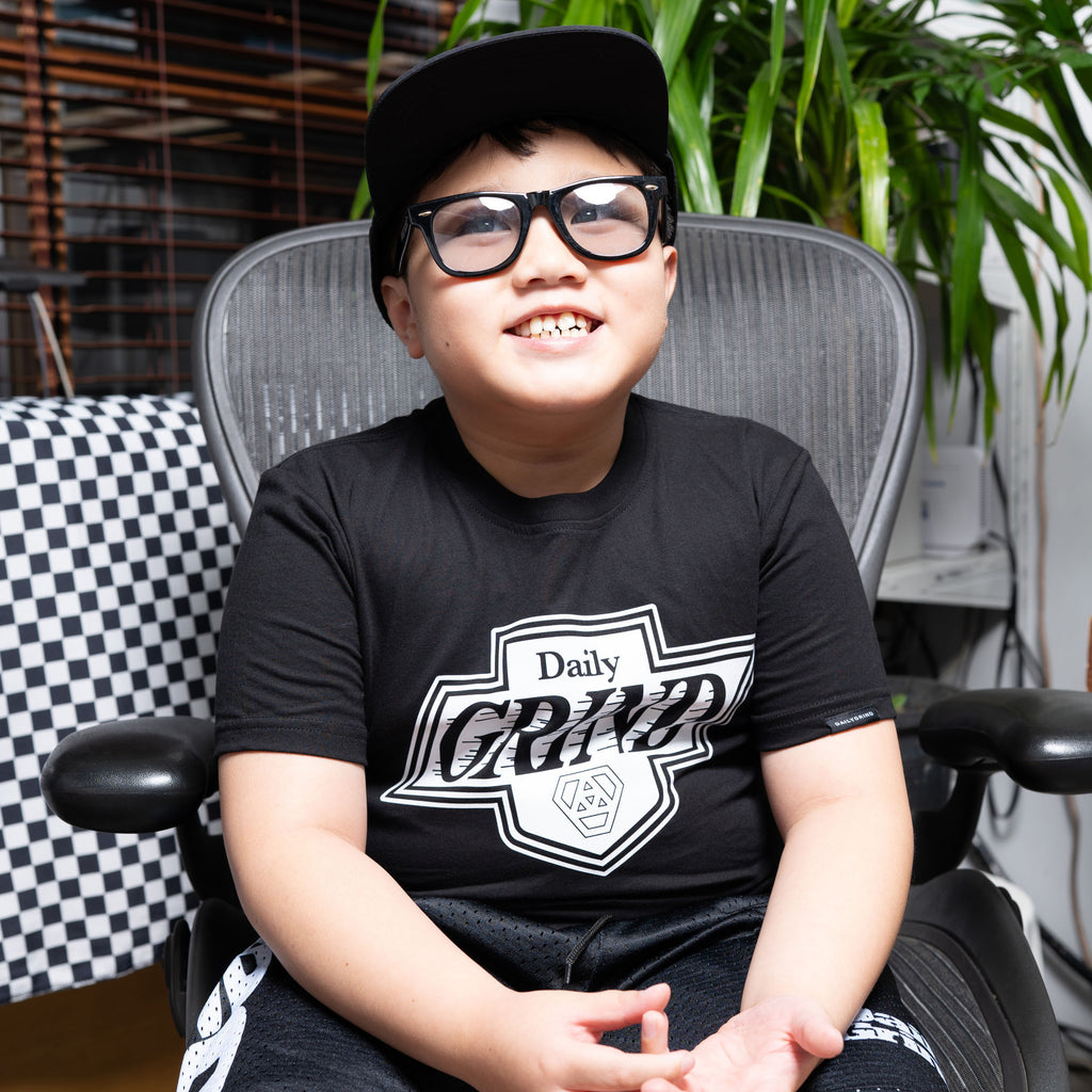 DAILY GRIND KIDS KINGS TSHIRT FOR KIDS BLACK