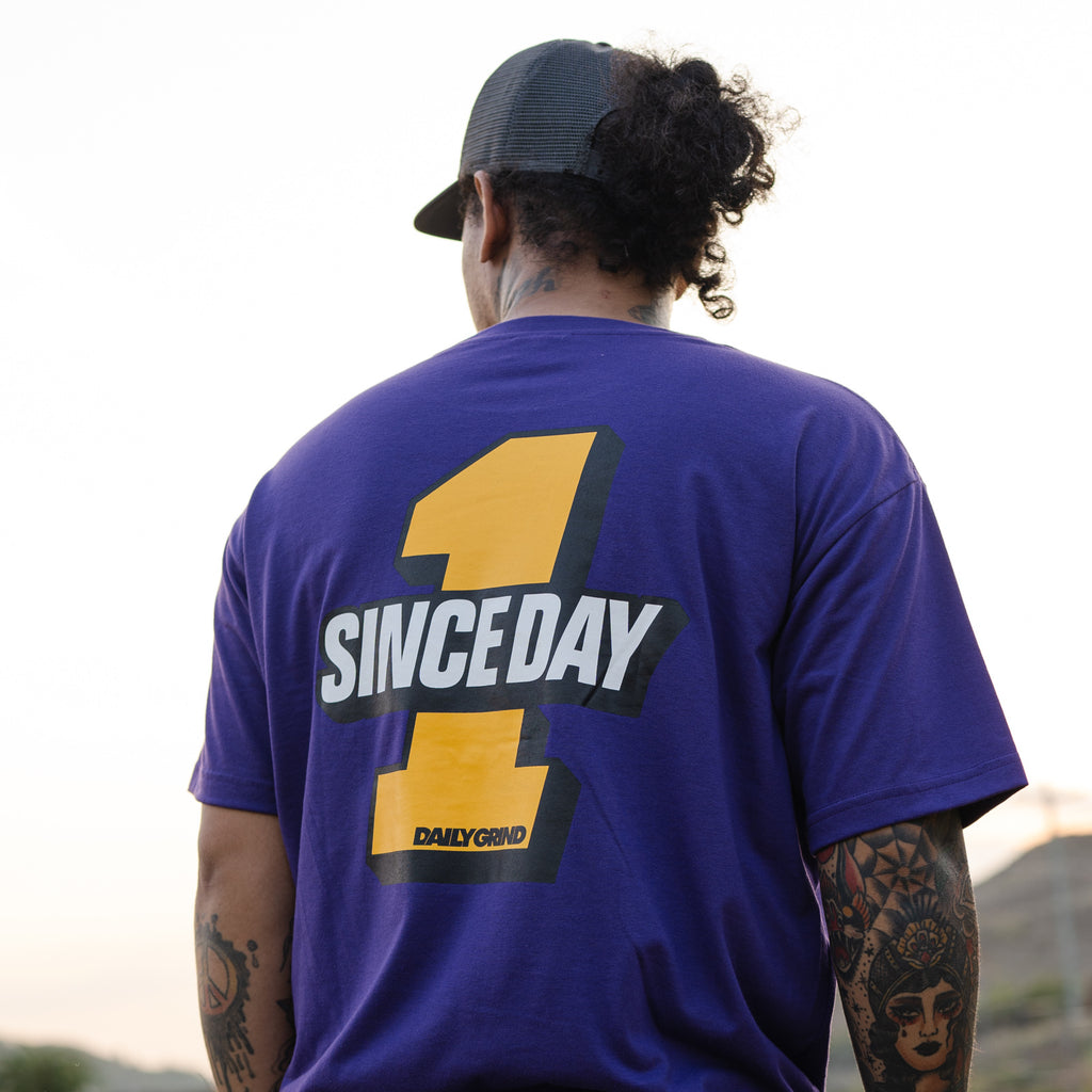 DAILY GRIND ONE TSHIRT PURPLE