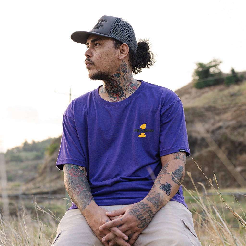 DAILY GRIND ONE TSHIRT PURPLE