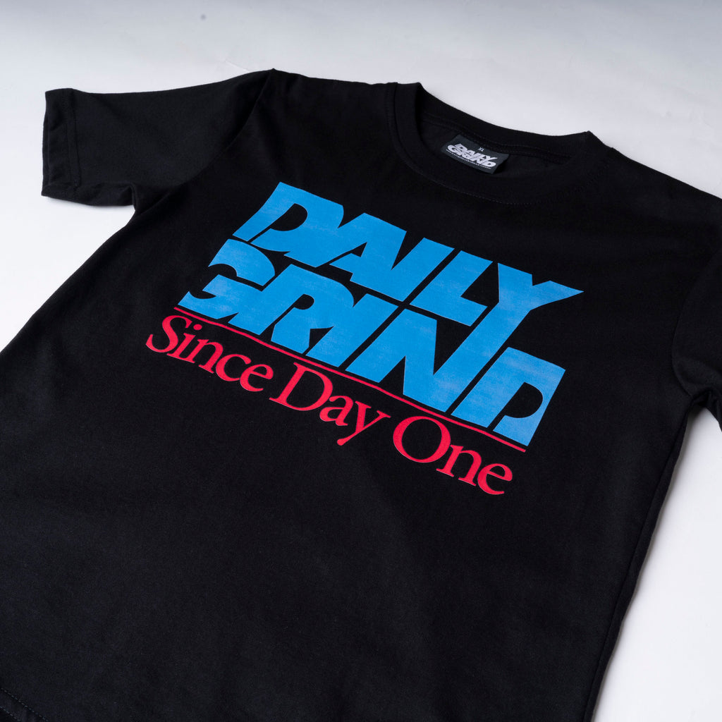 DAILY GRIND KIDS SHEAR TSHIRT FOR KIDS BLACK