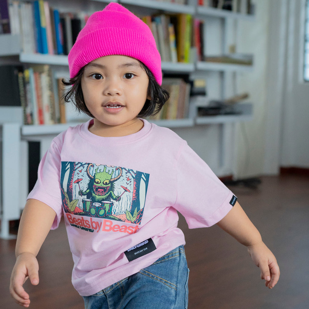 DAILY GRIND KIDS GROVE TSHIRT FOR KIDS PINK