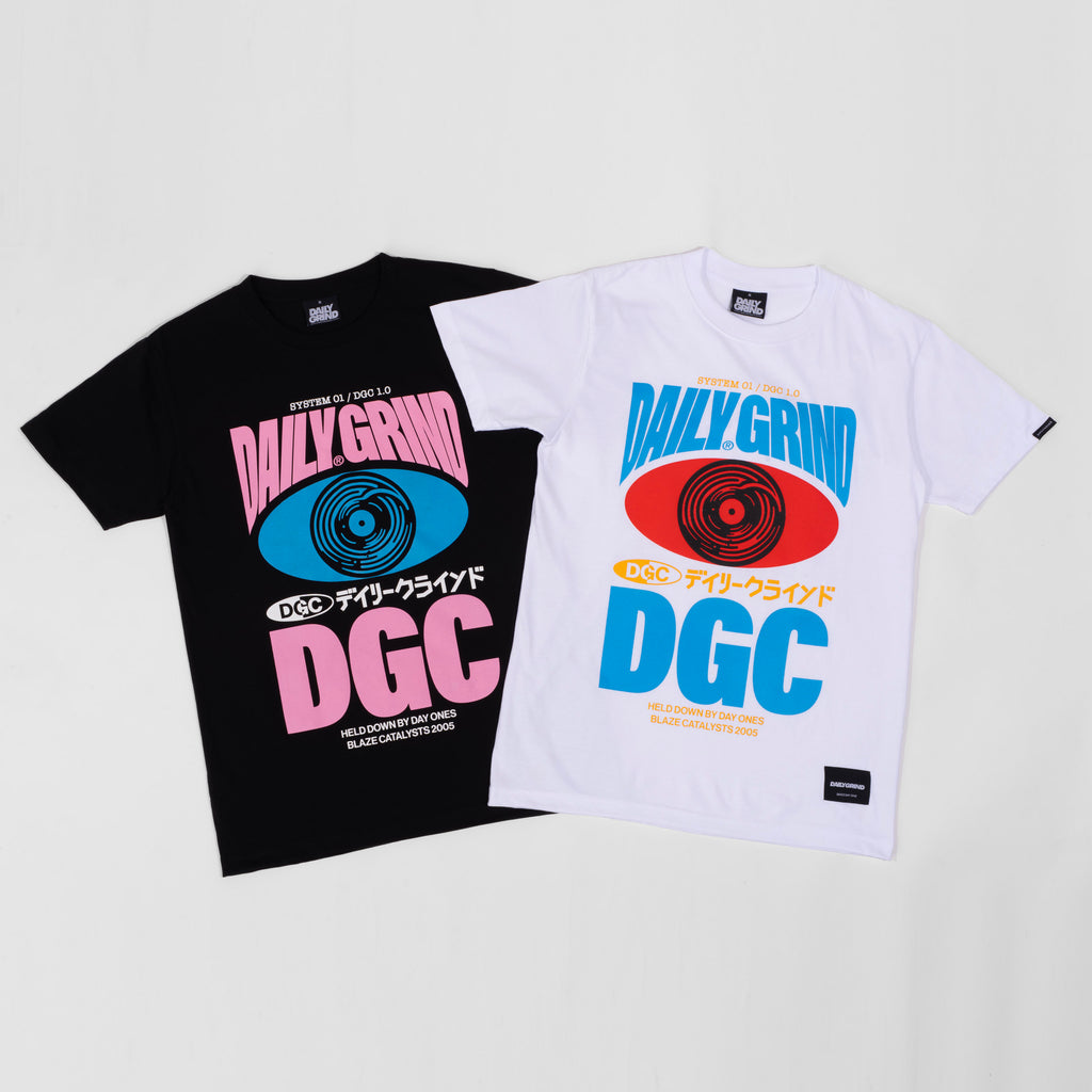 DAILY GRIND EYE SPIN TSHIRT BLACK