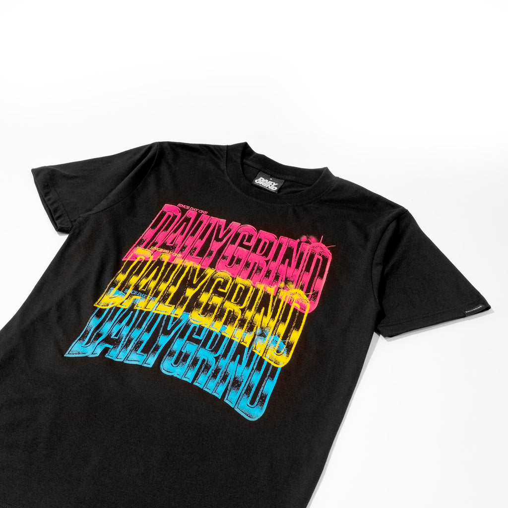 DAILY GRIND PLASTER TSHIRT BLACK