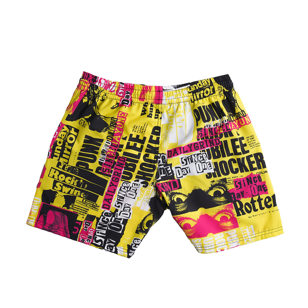 DAILY GRIND PRETTY VACANT SHORTS YELLOW