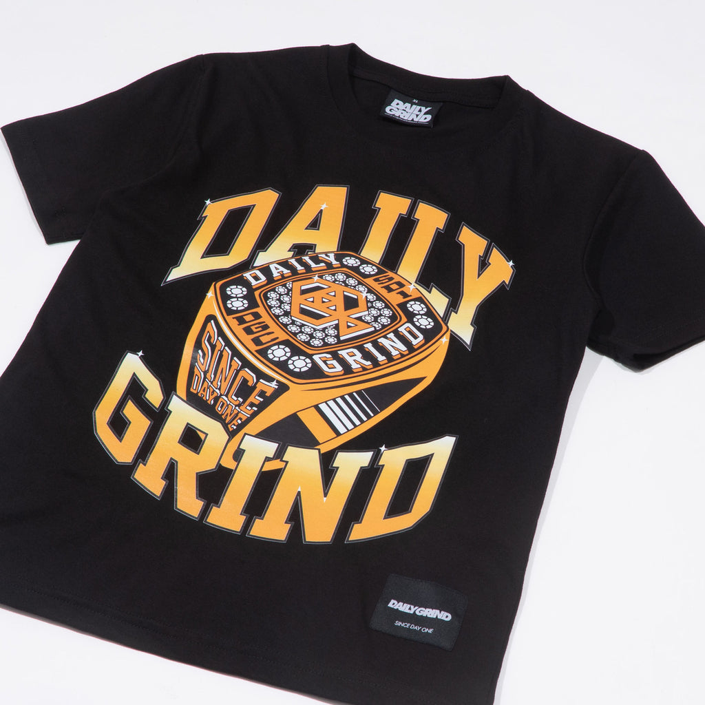 DAILY GRIND KIDS LEGACY TSHIRT FOR KIDS BLACK