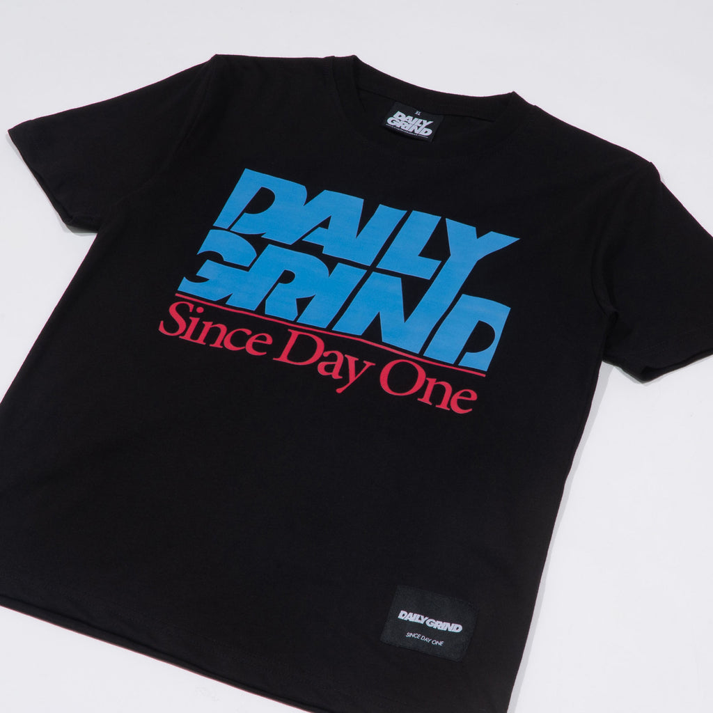 DAILY GRIND KIDS SHEAR TSHIRT FOR KIDS BLACK