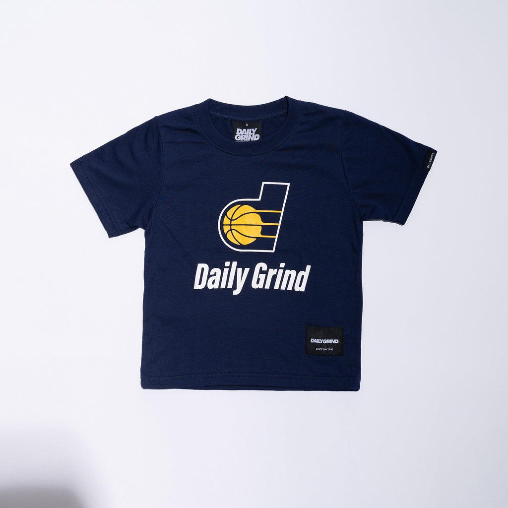 DAILY GRIND KIDS SLOW PACE TSHIRT FOR KIDS NAVY BLUE