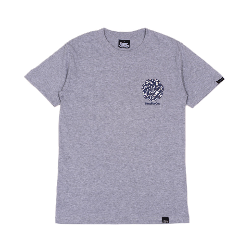 DAILY GRIND SPINDLE TSHIRT ACID GRAY