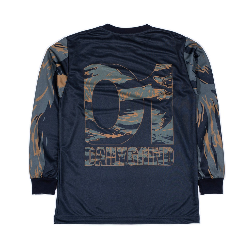DAILY GRIND STRIDE JERSEY LONGSLEEVES BLACK