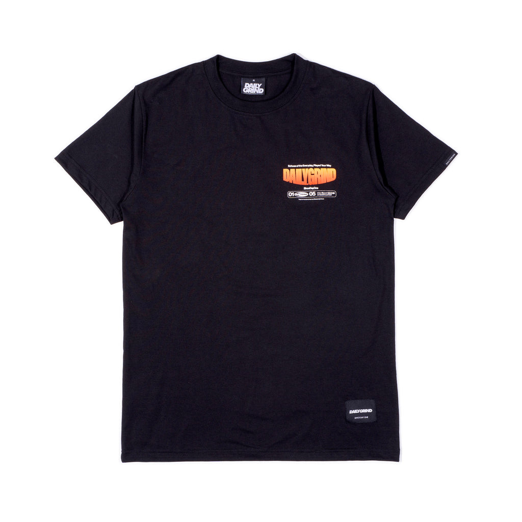 DAILY GRIND TONESTEP TSHIRT BLACK