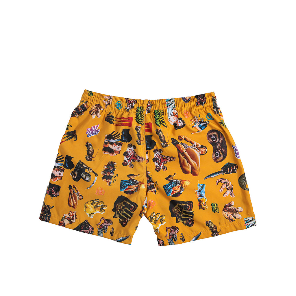 DAILY GRIND TREMBLING SHORTS CHROME YELLOW