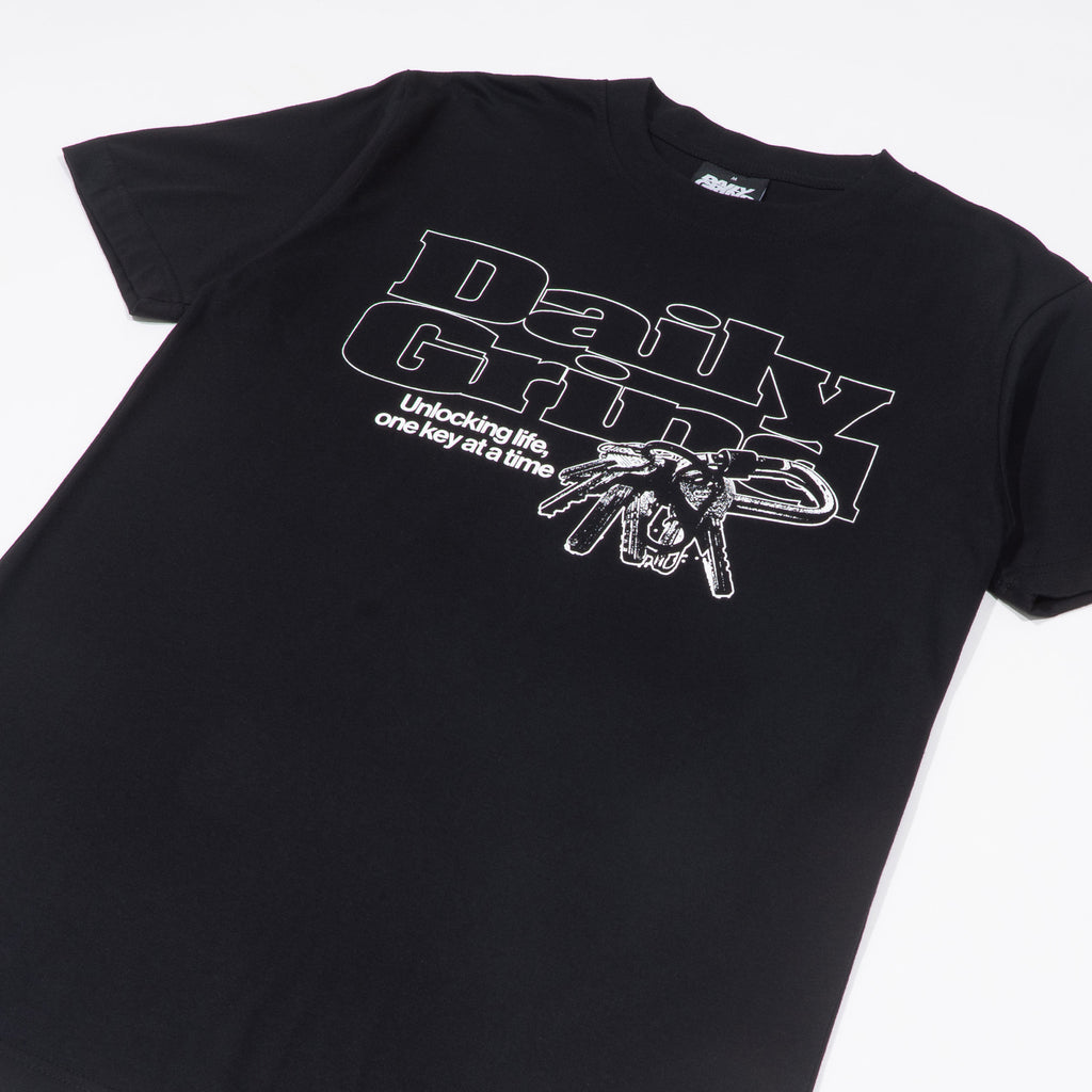 DAILY GRIND UNLOCKED TSHIRT BLACK