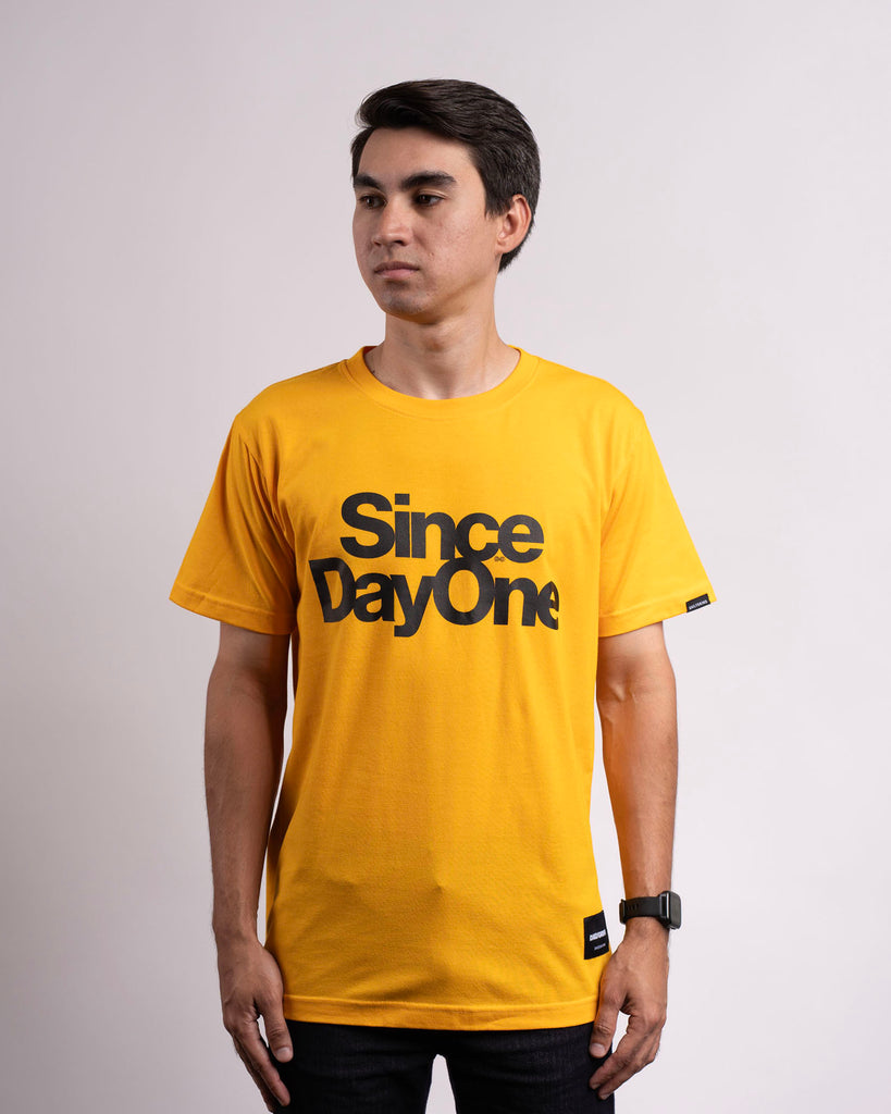 DAILY GRIND SINCE DAY ONE TSHIRT CHROME YELLOW