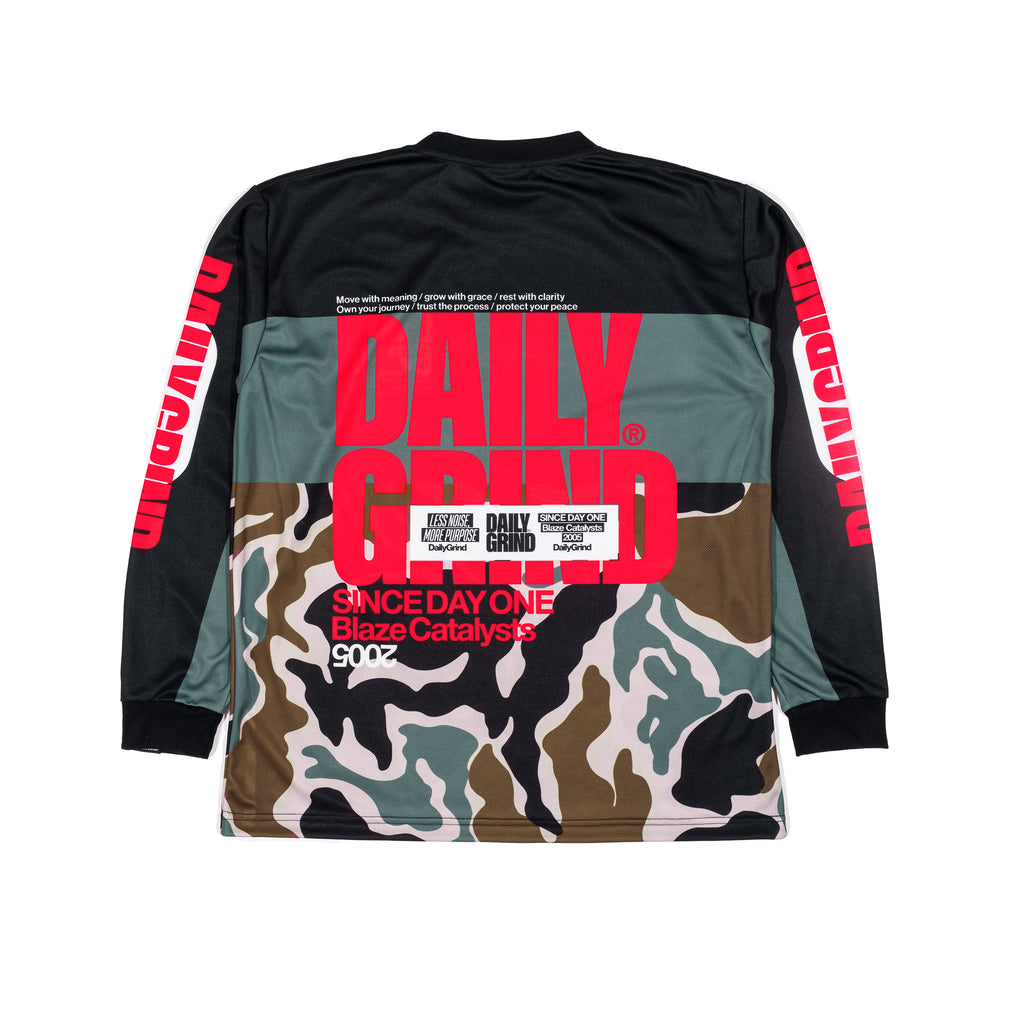 DAILY GRIND BLAZE COAT JERSEY LONGSLEEVES BLACK
