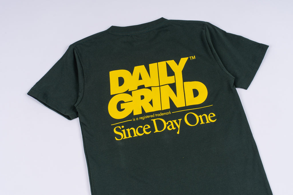 DAILY GRIND CENTRAL TSHIRT MOSS GREEN