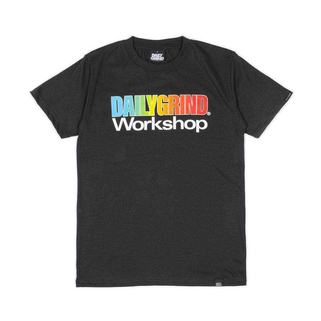 DAILY GRIND BLAZE WORKSHOP TSHIRT BLACK
