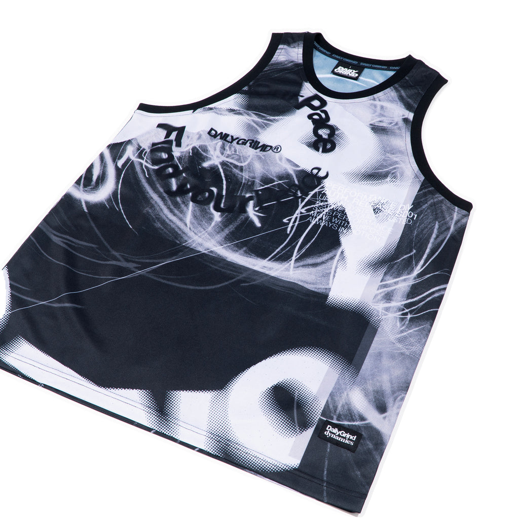 DAILY GRIND CORE VEST RUSH TANK TOP BLACK
