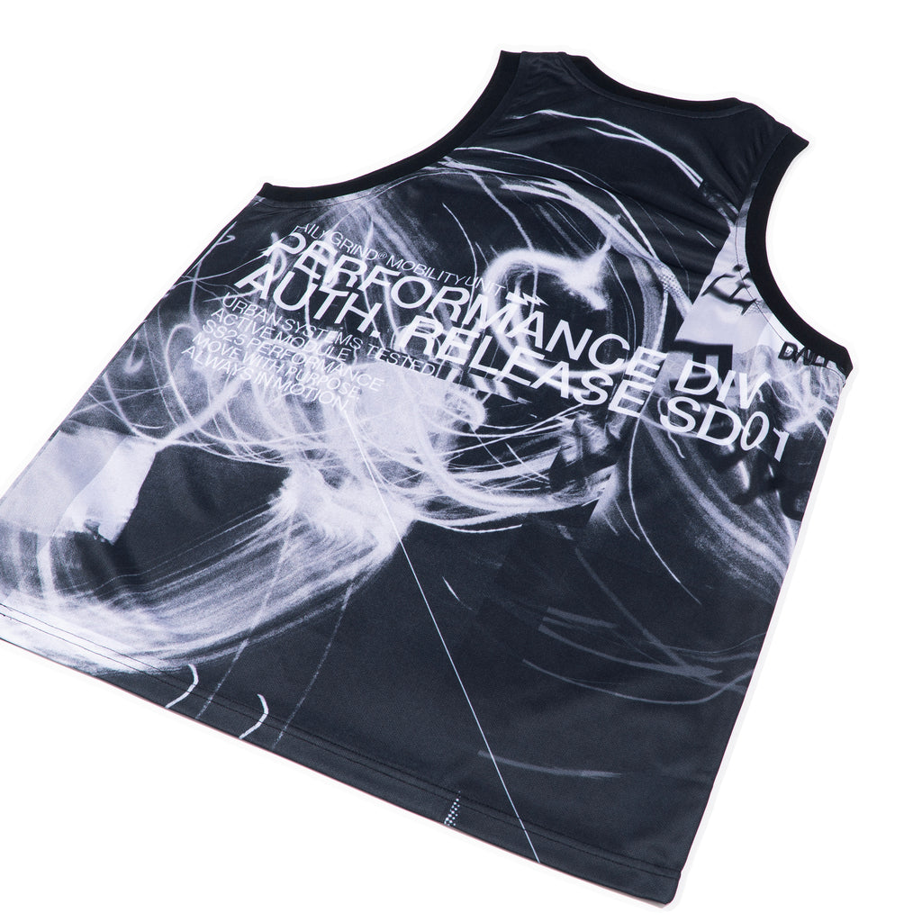 DAILY GRIND CORE VEST RUSH TANK TOP BLACK