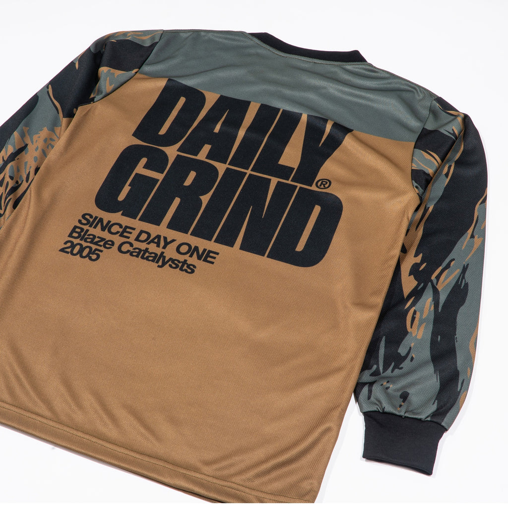 DAILY GRIND BLAZE JERSEY LONGSLEEVES GOLD
