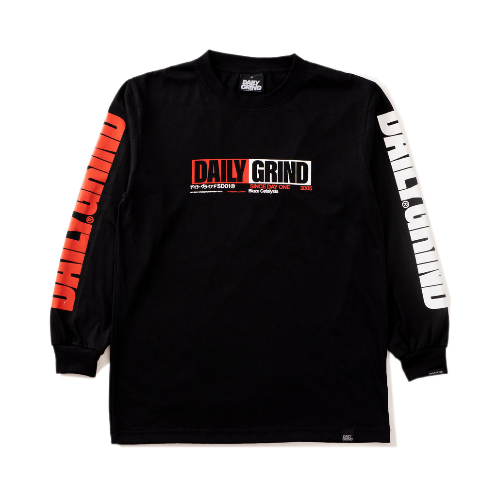 DAILY GRIND BLAZE LAYER LONGSLEEVES BLACK