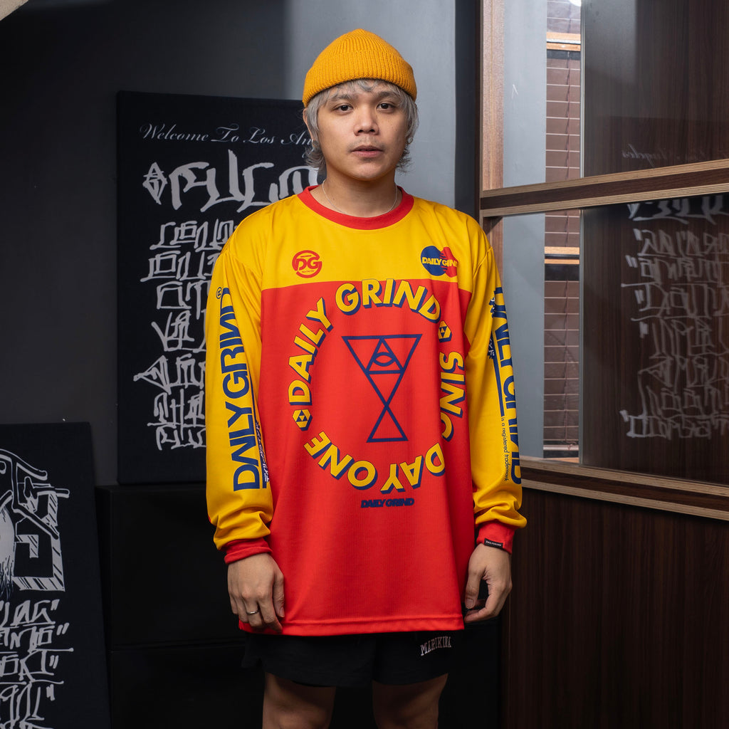 DAILY GRIND TRUE BREED JERSEY LONGSLEEVES YELLOW