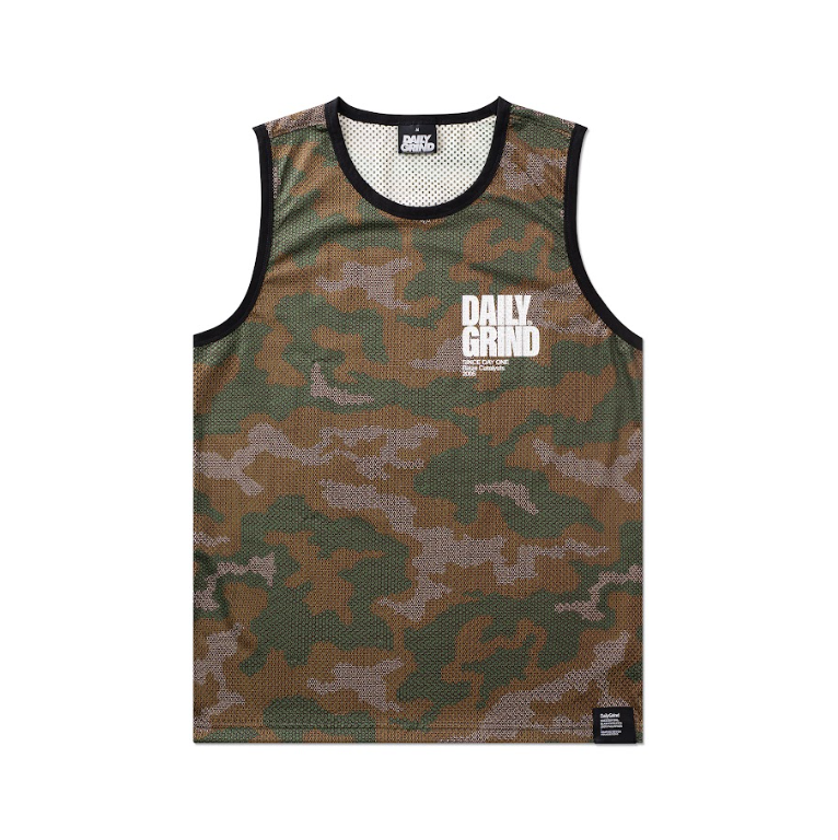 DAILY GRIND BLAZE FIELD TANK TOP CAMOU