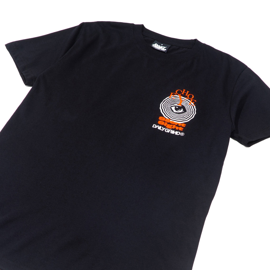 DAILY GRIND ECHO EYE TSHIRT BLACK