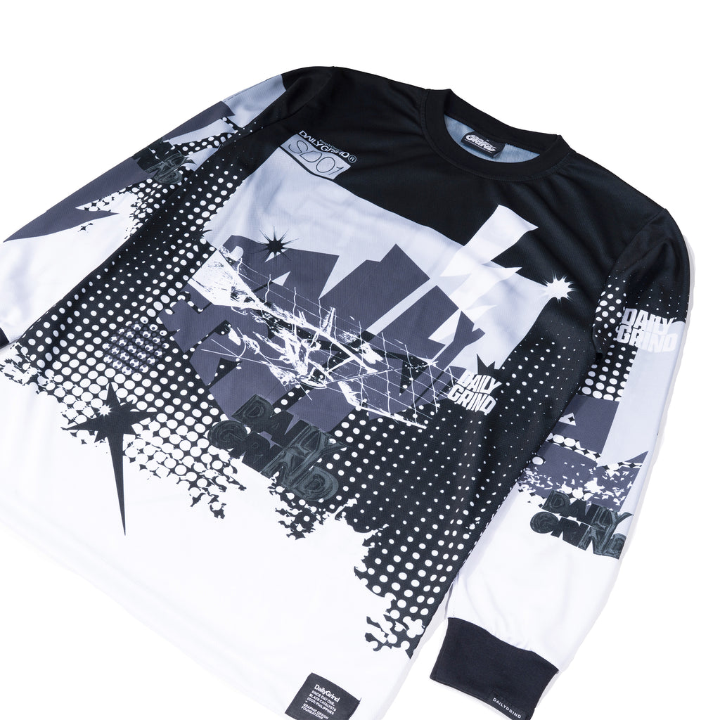 DAILY GRIND OFFSETDREAM JERSEY LONGSLEEVES BLACK