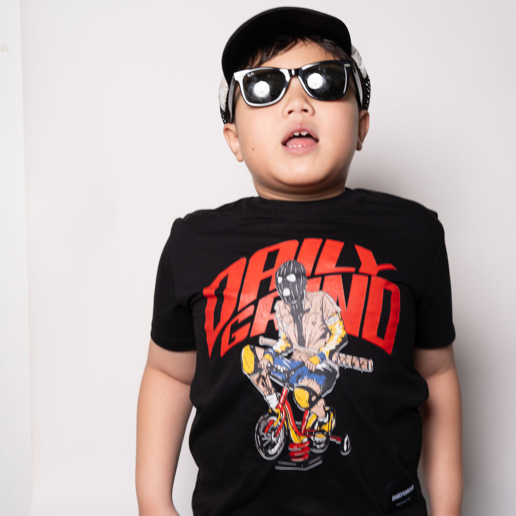 DAILY GRIND BONNIE TSHIRT FOR KIDS BLACK