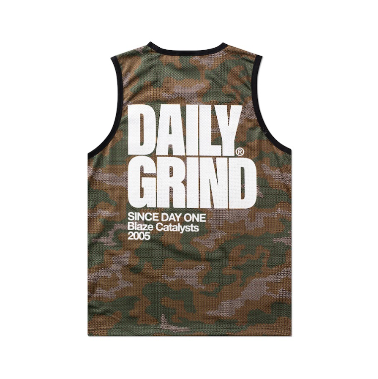 DAILY GRIND BLAZE FIELD TANK TOP CAMOU