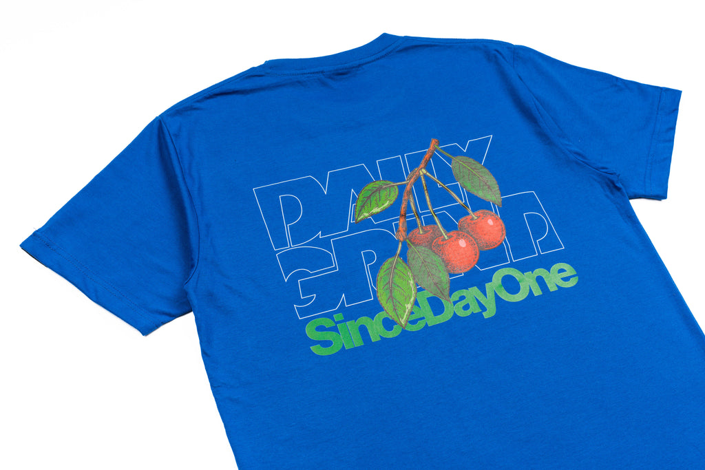 DAILY GRIND SWEET HARVEST TSHIRT ROYAL BLUE